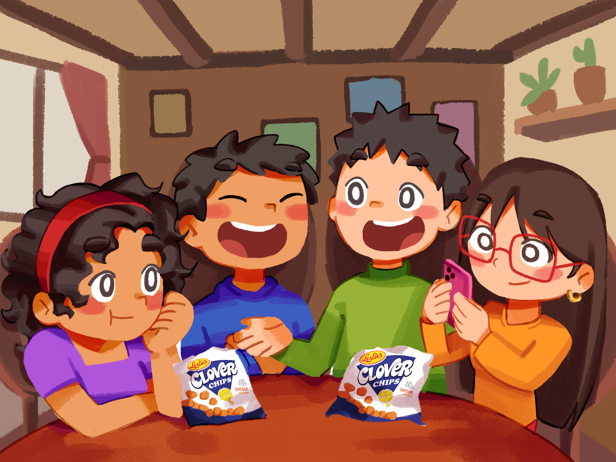 Cheese Clover Chips